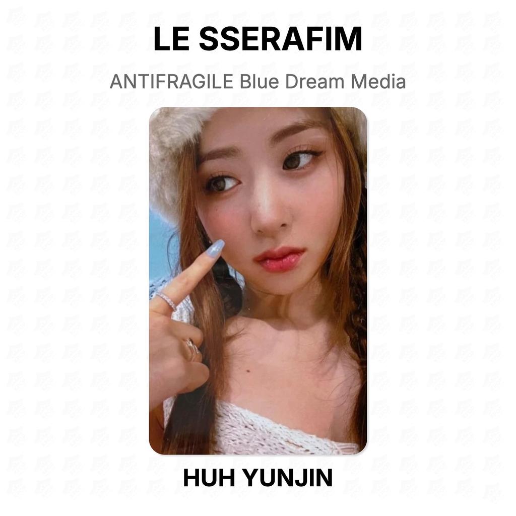 LE SSERAFIM ANTIFRAGILE Blue Dream Media Official Photocard