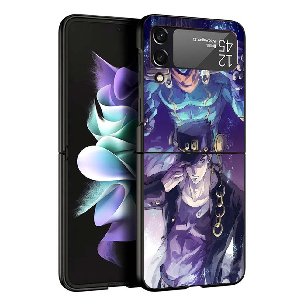 JoJo Bizarre Adventure Phone Case For Samsung Galaxy Z Flip7 Flip6 5G Flip5 Flip4 Flip3 ZFlip 7 6 3 4 5 Shockproof Back Cover Ga
