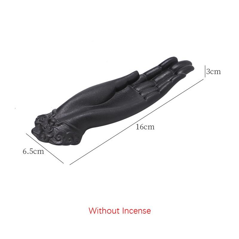 Buddha Hand Incense Burner Incense Holder Ceramic Incense Burner Bedroom Incense Burner Creative Ornament