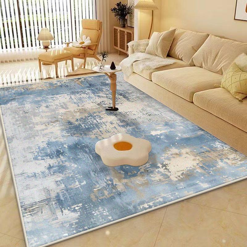 Modern Simple Style Plain Colour Carpet Living Room Non-slip Light Luxury Cute Girl Room Decor Rug Soft Washable Sofa Table Mat