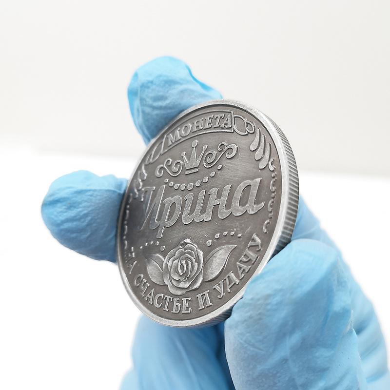 Russian Rose Commemorative Coin Russian Moheta Commemorative Coin Lucky Coin MIT