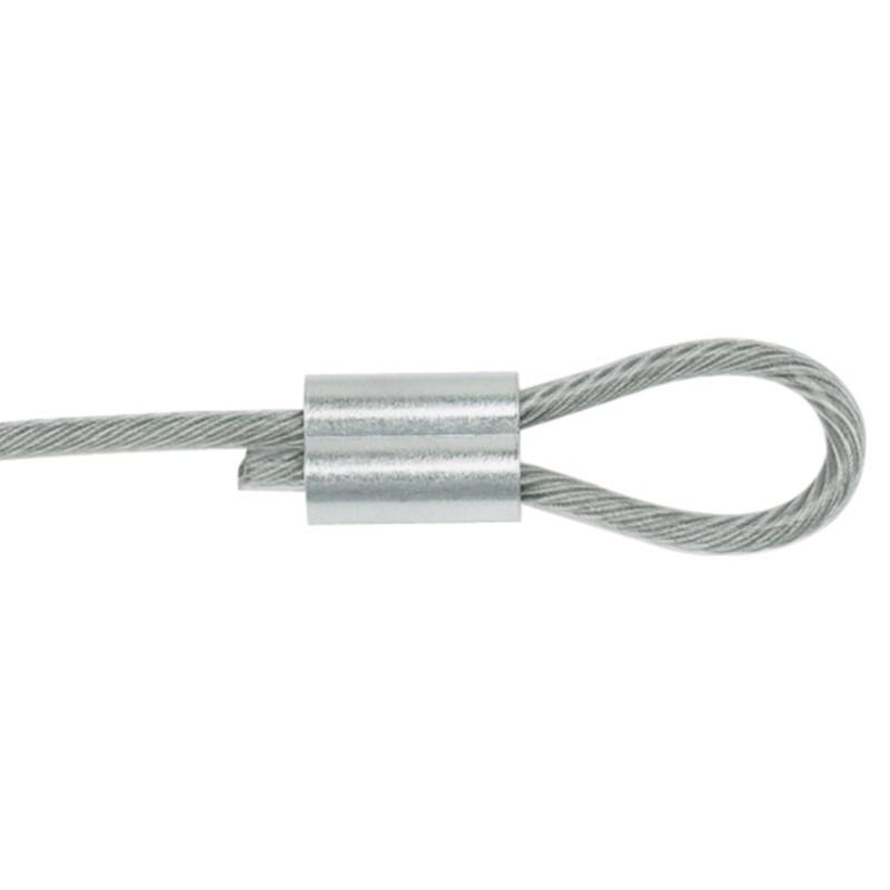 HAISIDIK HKQS-71 Figure-Eight Aluminum Wire Rope Clamp M6