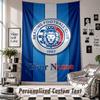Wall Hanging Tapestry With Custom Name & Text, Reading FC Decorative Tapestry For Bedroom