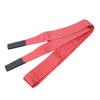 Red Rigging Lifting Strap 5T 11023LB Bearing 4M 13.12FT Length Hoisting Towing Lift Sling for Industrial Crane