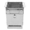 Camping Wood Stove Foldable Stainless Steel Integrated Mini BBQ Grill for Warm Outdoor Picnic