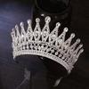 Direct pentru Coroana Tiara, Ornament de păr de mireasă, Spectacol baroc de înaltă clasă, Miss World Beauty