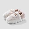 Slippers Women's Winter Home Warm Non Slip Plush Shoes Men Wearing Outside