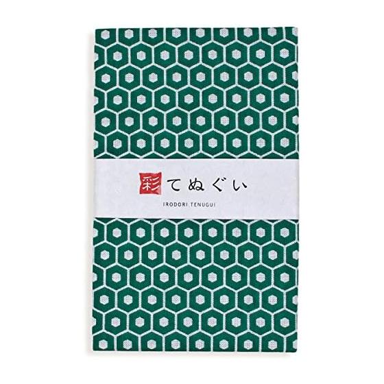 Tenugui (KOMESICHI) Irodori Komon Tenugui Japan B Set Cut-off 3-piece Set 33x90cm 100% Cotton Nassen/Bun Fabric Japan