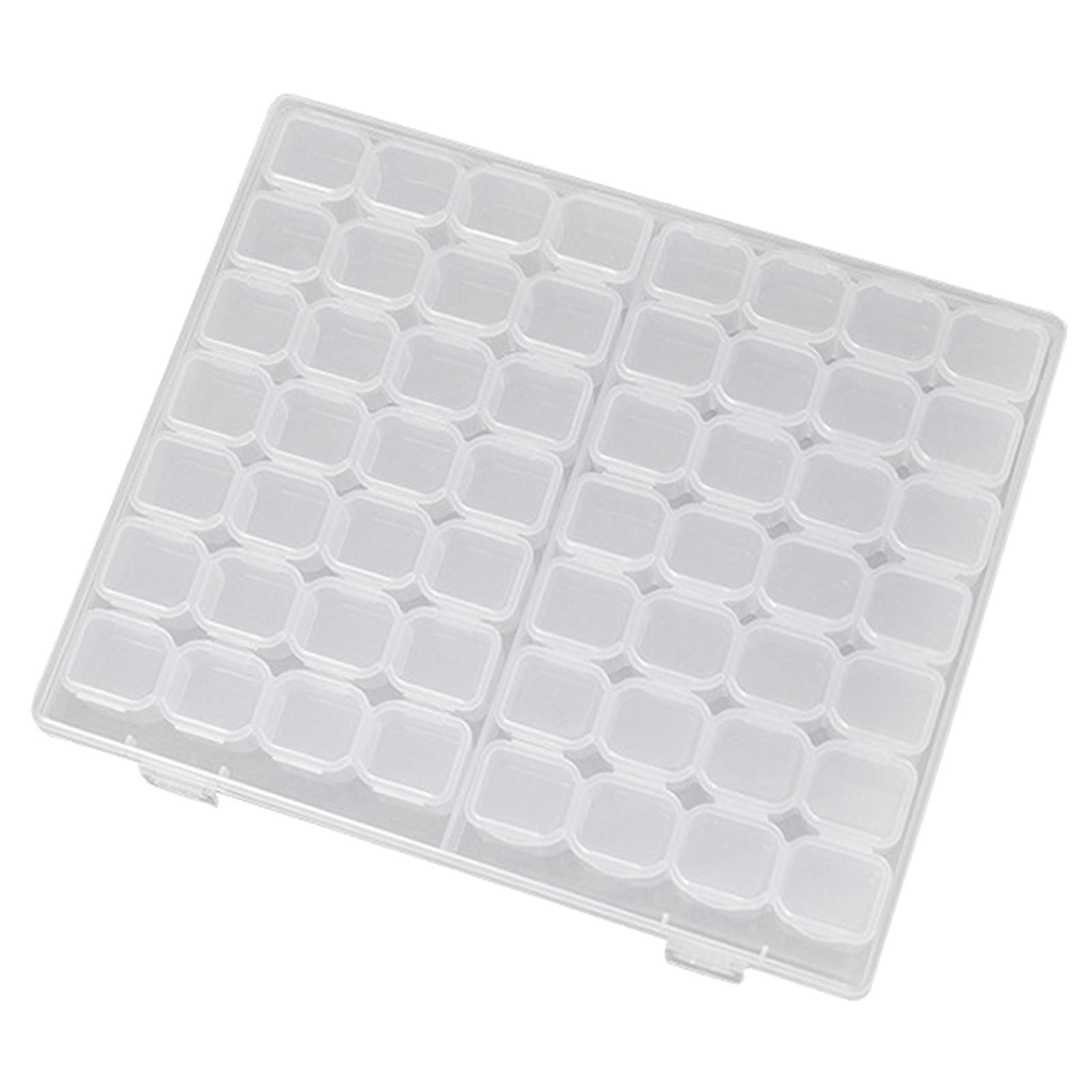 

Портативная прозрачная шкатулка для украшений, удобная коробка для хранения, прозрачный контейнер для украшений, подходит для сережек, ожерелий и колец 56