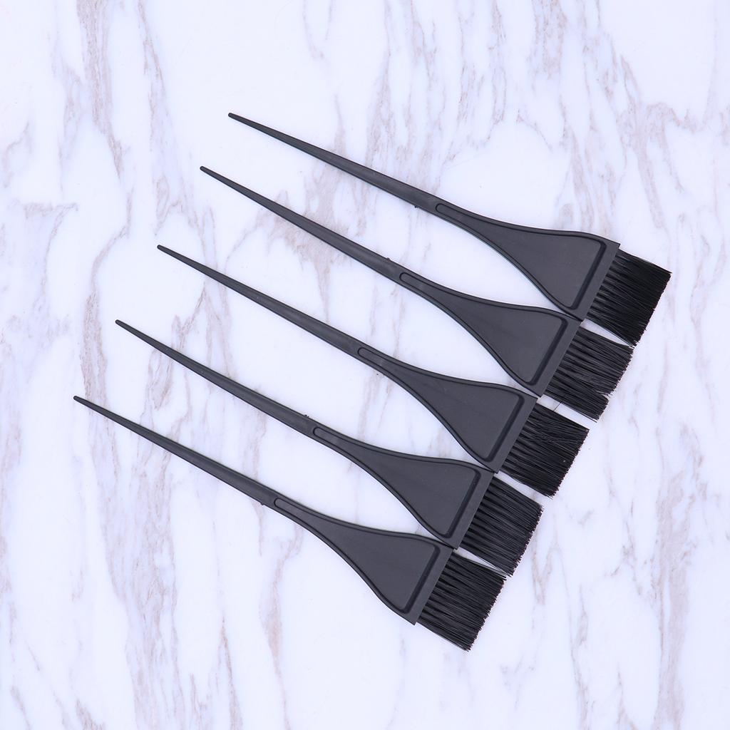10Pcs Professional Hair Dye Brush Tint Applicator Plastic Handle Soft Bristle Salon Home Use Hair Coloring Keratin Treatment