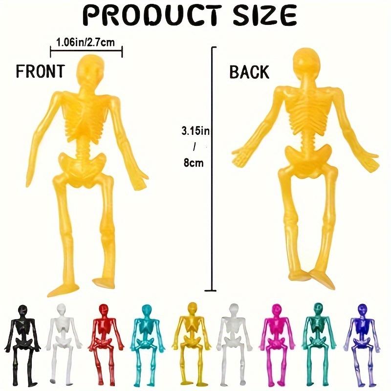 12/24/36 Pcs Mini Colorful Stretching and Reducing Stress Little People Halloween Birthday Party Gift Carnival Gift Pack Filler