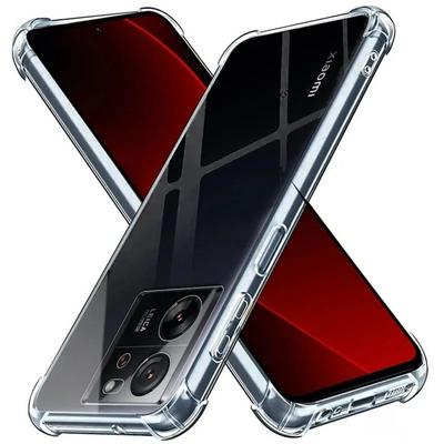 Soft TPU Transparent Phone Case for Xiaomi 13T Pro 13 Lite 12T 12 Shockproof Airbag Protective Cover Fundas  Capa Coque