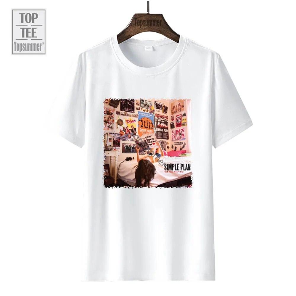 

Включите свое сердце! Футболка «Альбом», простой план, футболка для подростков, летние модные футболки большого размера для мальчиков и девочек, футболки с графическим принтом XL