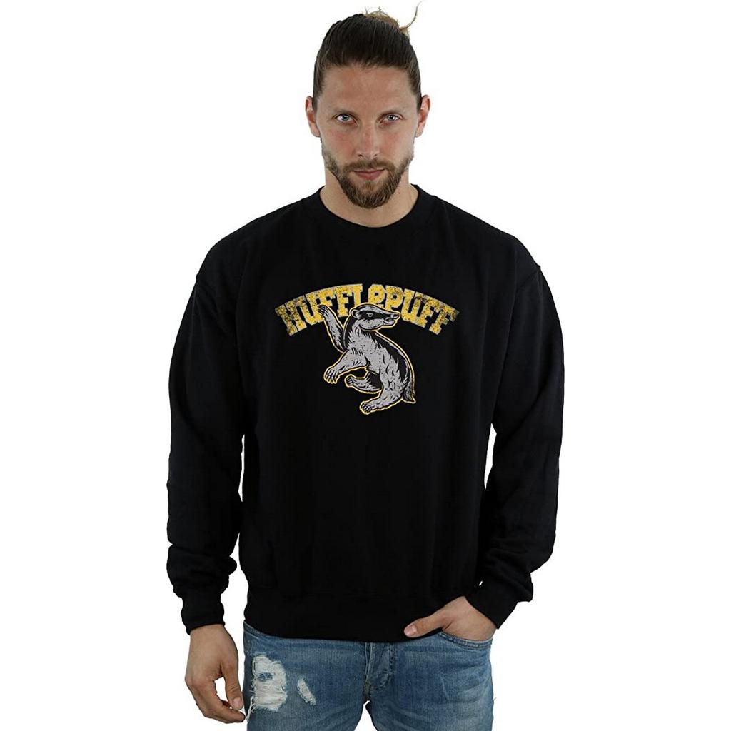 Harry Potter Mens Hufflepuff Cotton Sweatshirt