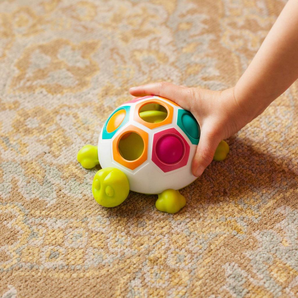 Authentic Fat Brain Toys Pop Slide Shelly Toy for Toddlers and & (FA123-1) [Educational Babies]