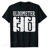 Oldometer 49 50 Fifty Fun 50th Birthday Party Gift UnisexT-Shirt Design Tops Tees Cotton T Shirts Design Latest