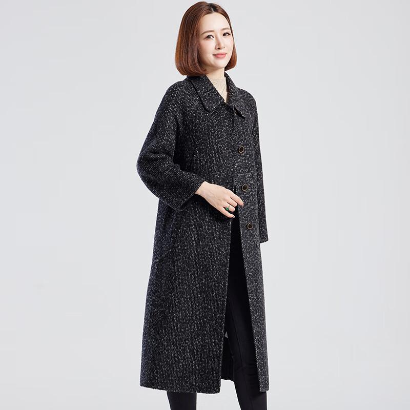 Women's Winter Double-faced Wool Blend Long Coat