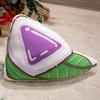 Simulation Cartoon Zongzi Doll Printed Pillow Triangle Square Plush Toy Dragon Boat Festival Sofa Pillow