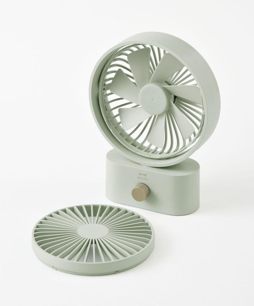 BRUNO Desk Fan, Quiet, Oscillating, Compact, Portable, Charcoal Gray, BDE061-CH