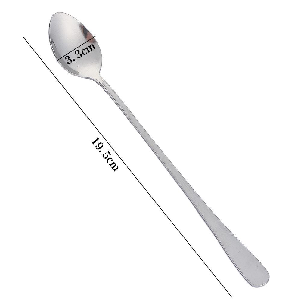 Long Handle For Picnic Drinkware Kitchen Accessories Coffee Spoon Tableware Tea Spoon