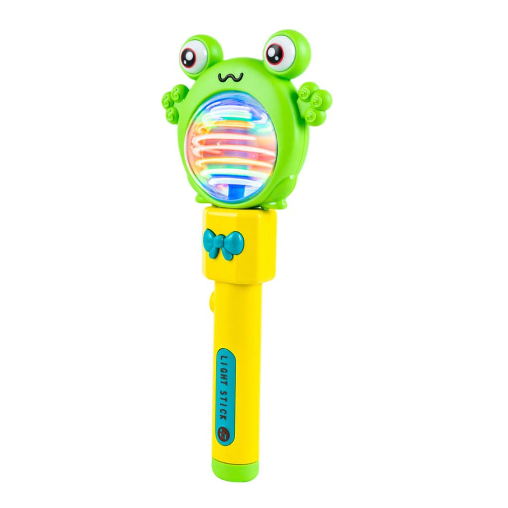 Children's Music Light Magic Wand Frog Rabbit Soft Rubber Ears Music Wand Toys Girl Princess Baby Luminous Creative Toys