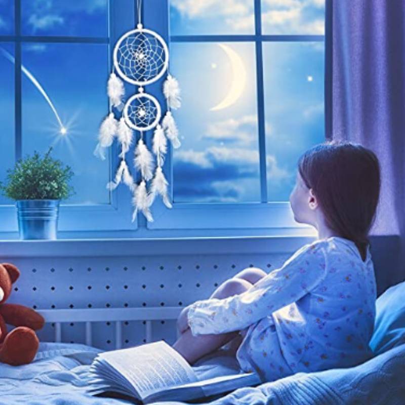 Dreamcatcher Home Decor Handcrafted Feather Wind Chime Gift For Wedding Holiday