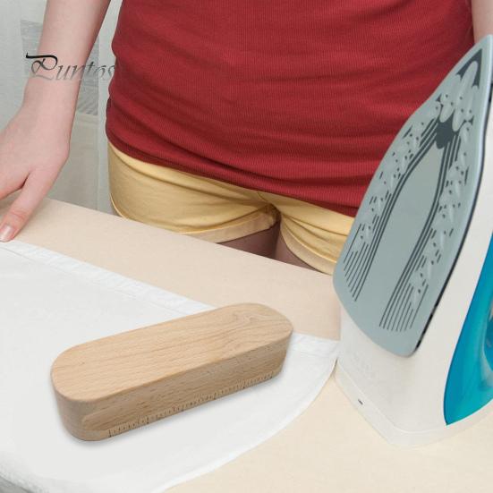 Hardwood Tailors Clapper for Ironing Quilting Professional Sewing Tool for Flattening Fabrics Point Pressing Wrinkle Elimination Beech Wood Presser