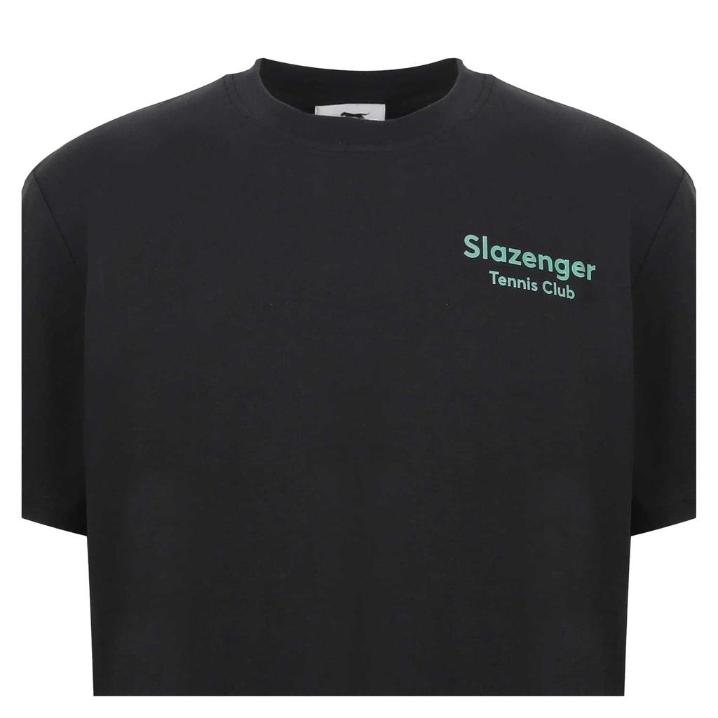 Slazenger Mens Tennis Club Back Print Crew Neck T-Shirt