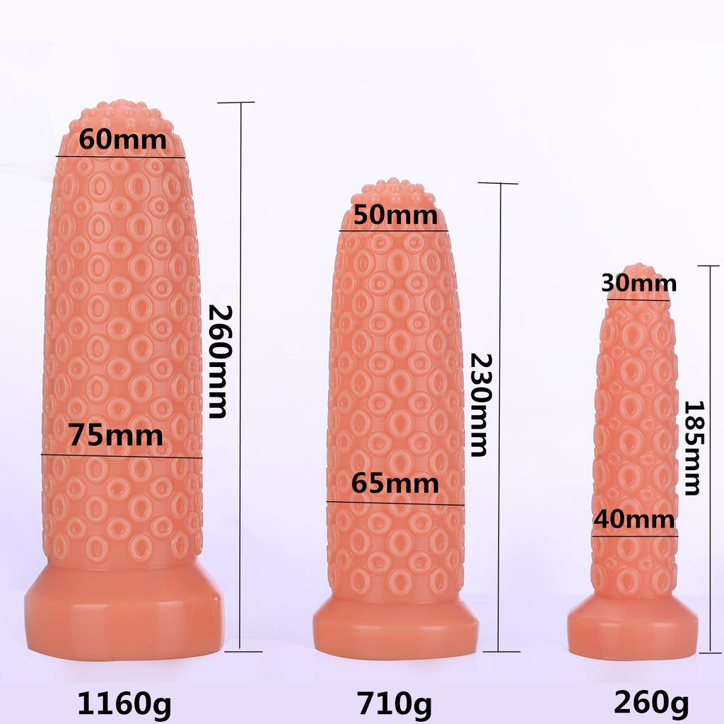 7.5cm Thick Octopus Tentacle Anal Plug Male Anal Masturbator With Posterior Expansion Anal Plug Sexual Product