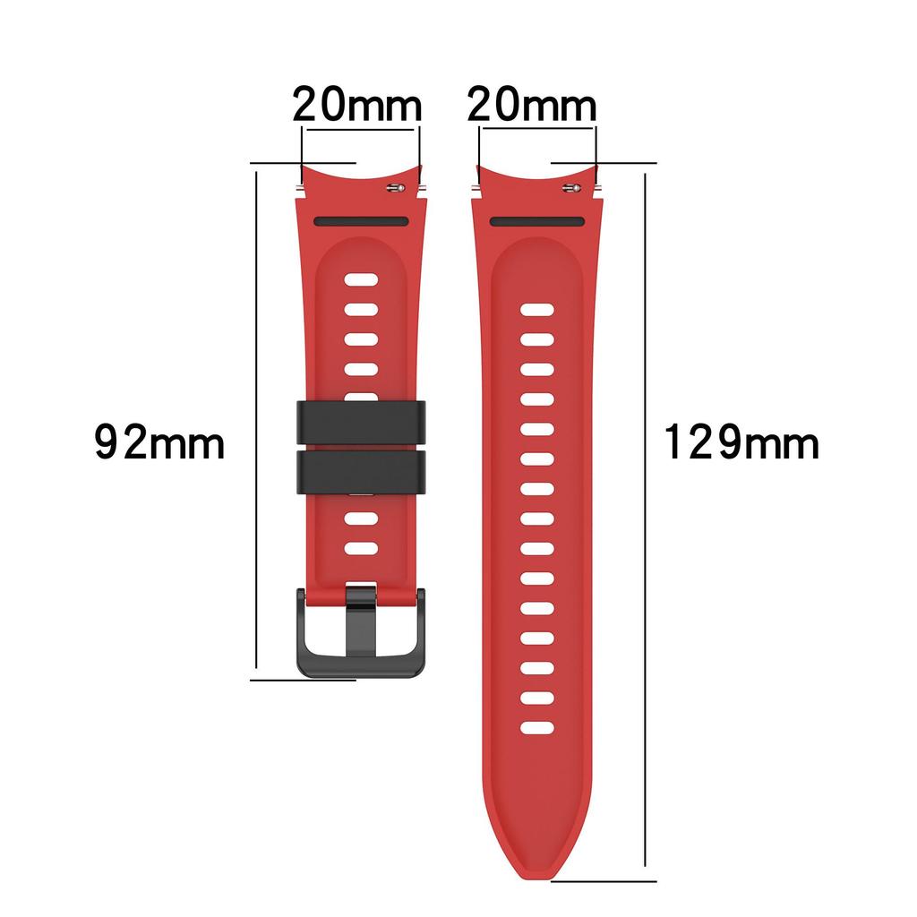 Bracelet en Silicone Sans Joints Pour Samsung Galaxy watch 4 6 Classic 46mm 42mm 5 Pro bracelet band Galaxy Watch 7/6/5/4 44mm 40mm Correa