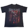 Vintage Koszulka Unisex Czarna Bawełniana z Członkami Zespołu Cradle of Filth Koszulka Unisex