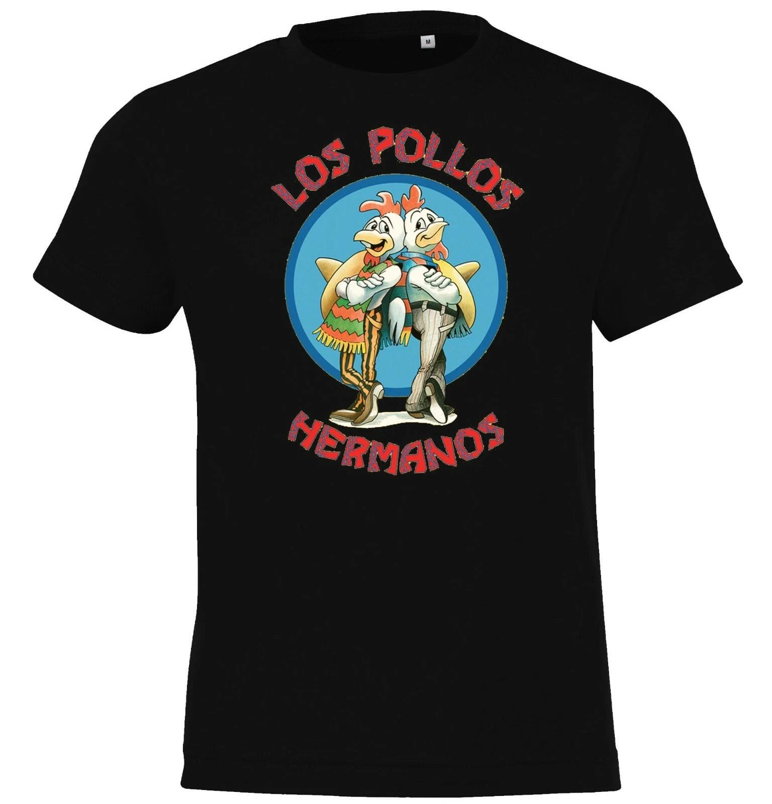 Youth Designz Los Pollos Hermanos Kids kids boys T-Shirt Print Breaking Walter Bad White 150