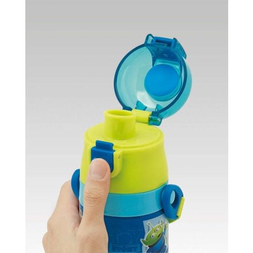Skater Kids' 2-Way Stainless Steel Water Bottle with Cup, Toy Story 19 Disney Design, 430ml (SKDC4)