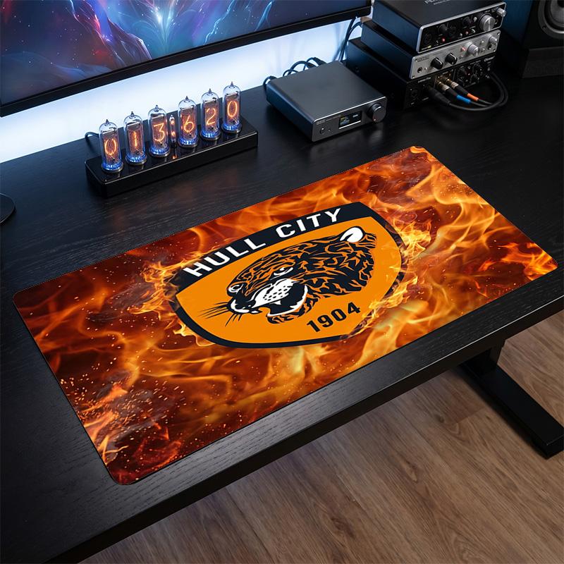 Tappetino Mouse Grande Stampa Calcio Hull City, Tappetino Esteso Antiscivolo per Scrivania Gaming Ufficio Casa