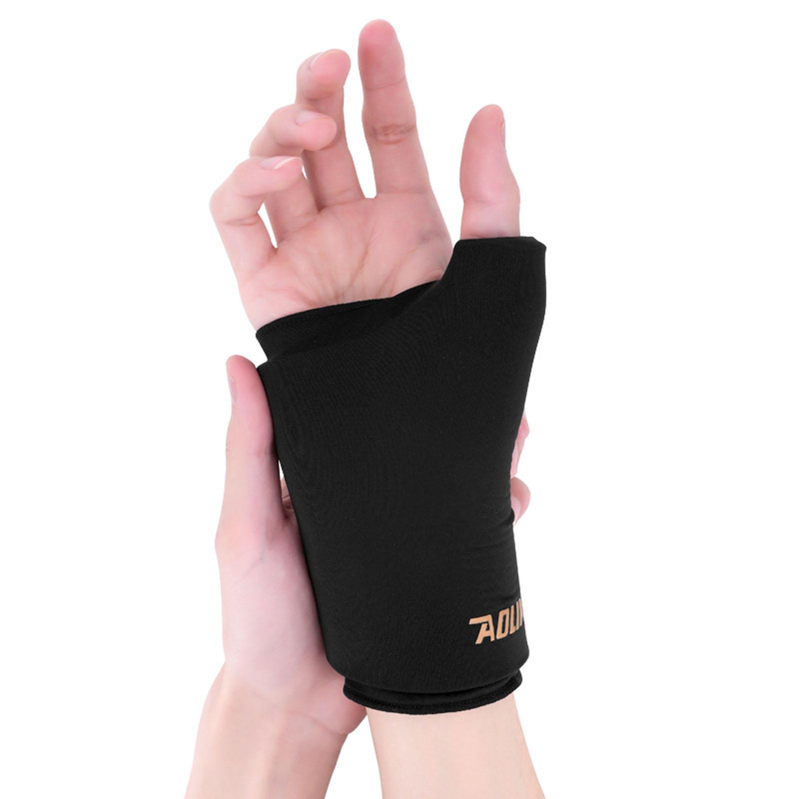 

Thumb Cover, Elastic Pressure-Resistant Hand Guard for Hot & Cold , Pain Relief Hand Support One Size чорний