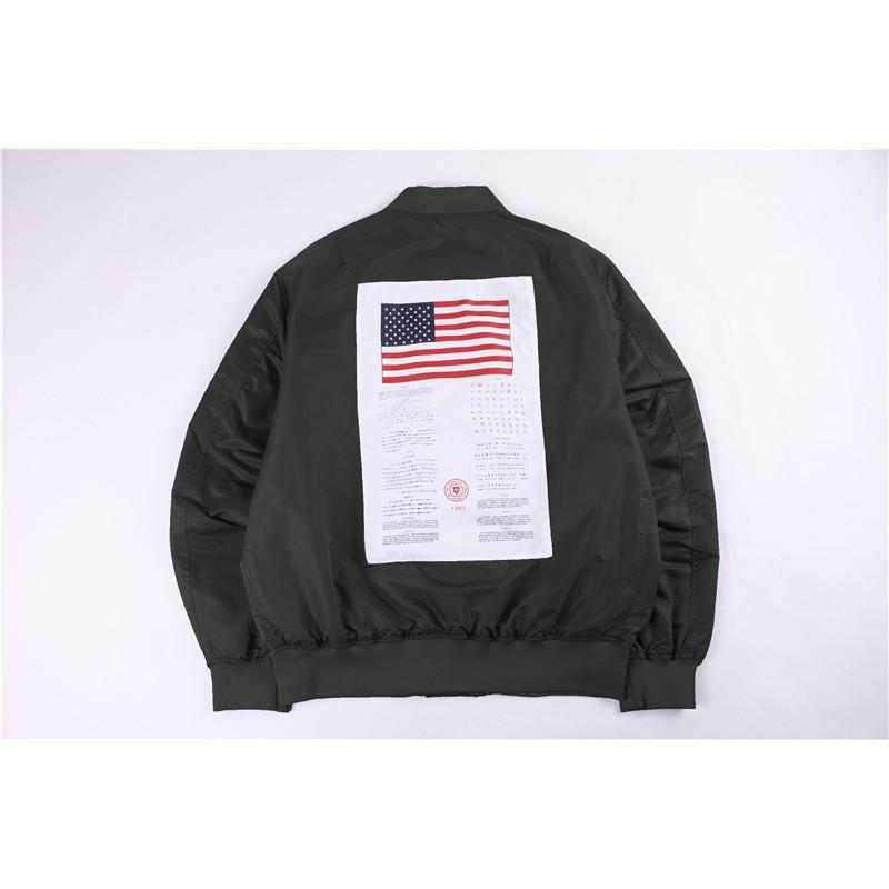 Norman Dragon American Military Style MA-1 Flight Jacket Mens Air Force Pilot Coat