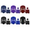 Girls Gymnastics Dance Set Long Sleeve Shiny Cutout Front Back Zipper Leotard Rhinestones Shorts Headwear