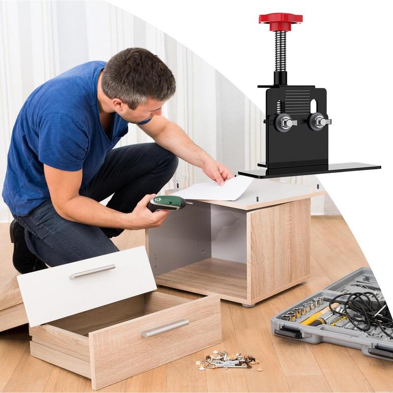 Cabinet Door Installation Positioner Adjustable Aluminum Alloy Positioning Tool Hardware Jig Precise Adjustment Stable Alignment