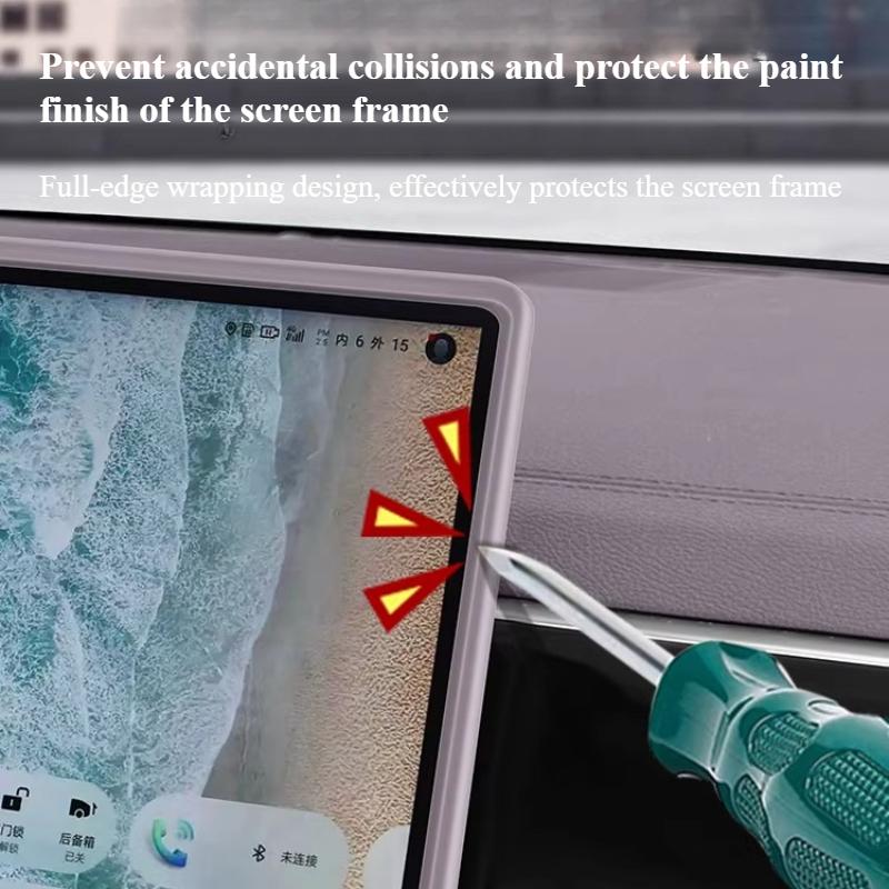 For BYD Song Plus DMI EV Seal U Sealion 6 20-25 Screen Silicone Protective Cover Anti-Scratch Car Display Screen Protector Case