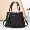Nová Móda Sto Klipů Crossbody Taška - Dámská Taška přes Rameno Minimalistická Textura Dojíždění Velkokapacitní Kabelka
