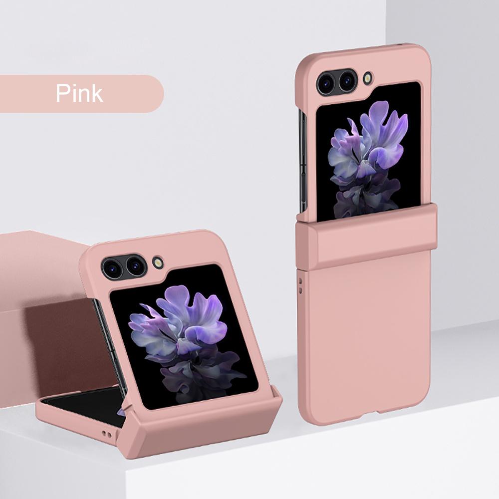 For Samsung Galaxy Z Flip 6 5 4 3 Flip5 5G  Case with Hinge Protection Hard PlasticThin Protective Flip Cases Phone Cover