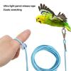 Outdoor Bird Safety Tether For Parrots Training Rope 3Meter Long Adjustable Pet Bird Leash with Removable Ankle Rings