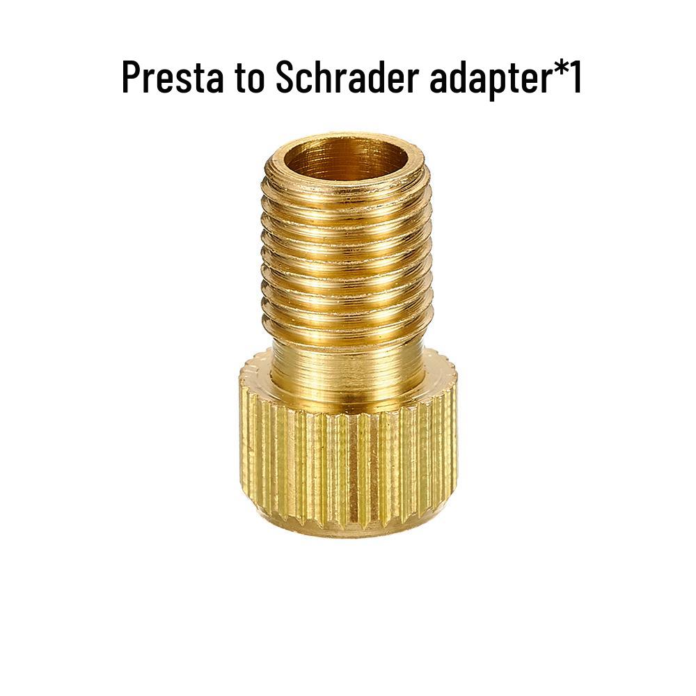 Aluminiowy stop Kapsel przeciwpyłowy na wentyl rowerowy i adapter konwertujący Presta na Schrader