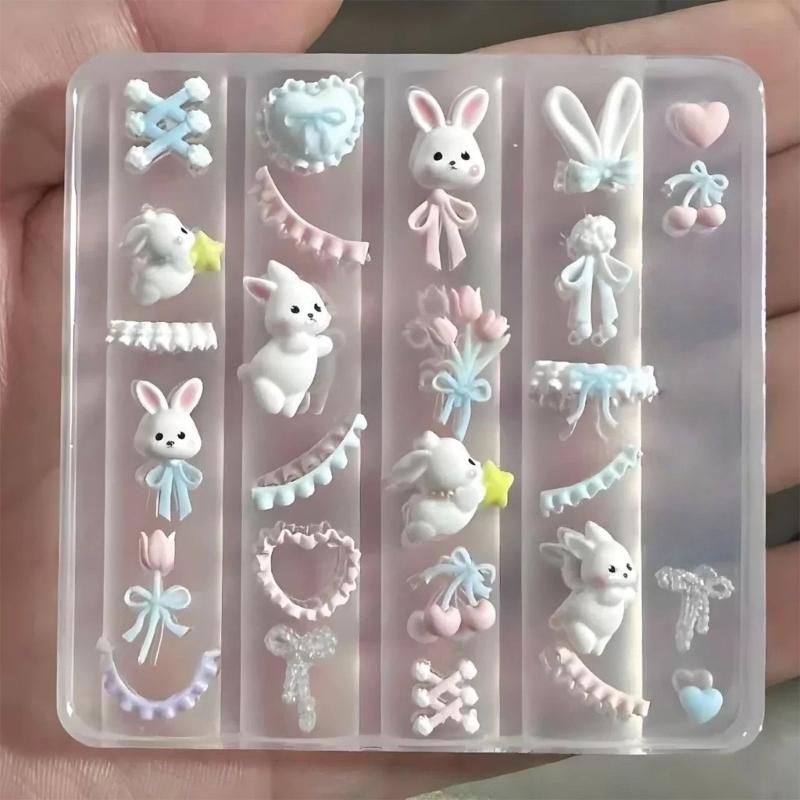 Multifuntional Nails Molds Styling Mold Animal Theme Nails Accessories Moulds Suitable for Accessories Enhancement
