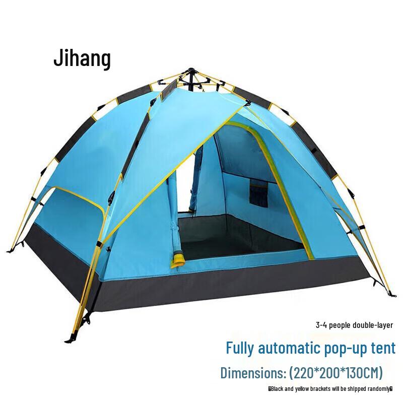 Ji Hang 3-4 Person Automatic Quick Setup Camping Tent