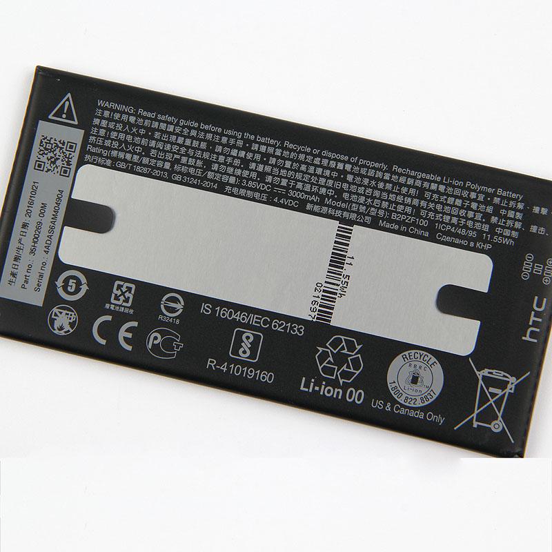 Original High Capacity B2PZF100 Phone Battery For HTC Ocean Note U-1w U Ultra U-1u 3000mAh