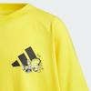 adidas Casual Sportswear GRAPHIC TEE SET Yellow/Black Children Aged 3 7 Years Old KC8472
