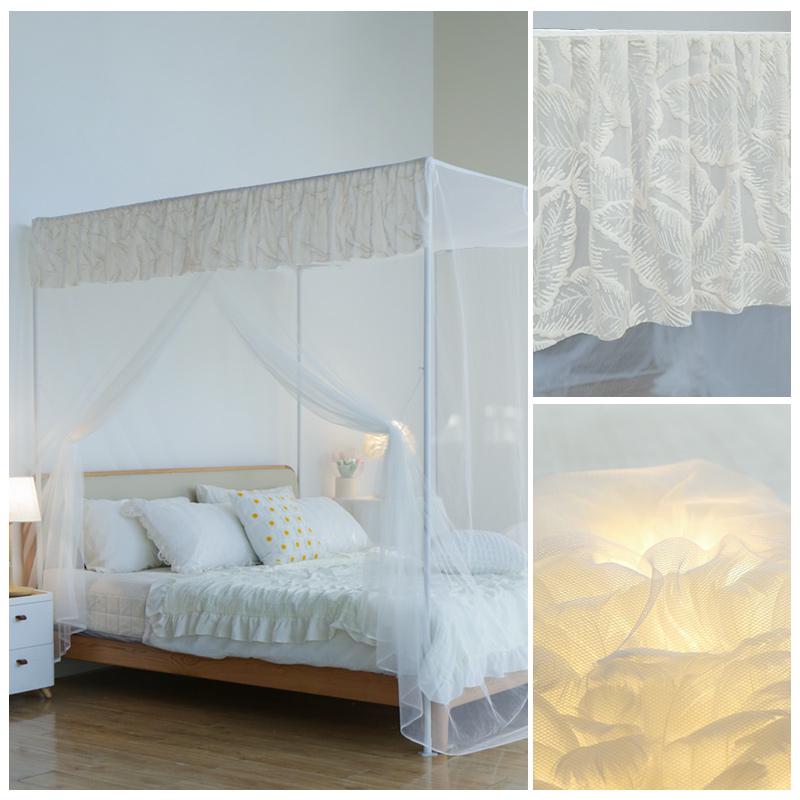 Free Shipping Bedroom Mosquito Net - Full Coverage Floor Net for Single Bed, Anti-Mosquito Protection, Perfect for Rentals