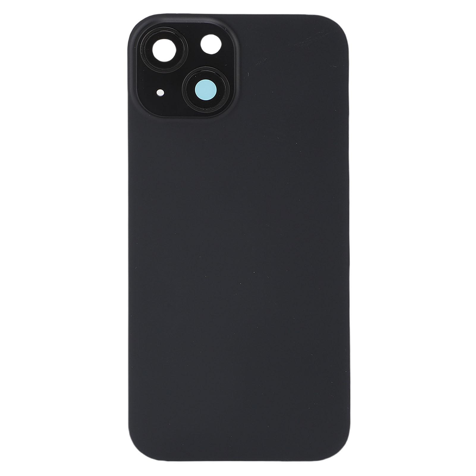 

Задняя крышка из стекла для 15 мобильного телефона, комплект запчастей с компонентами объектива камеры