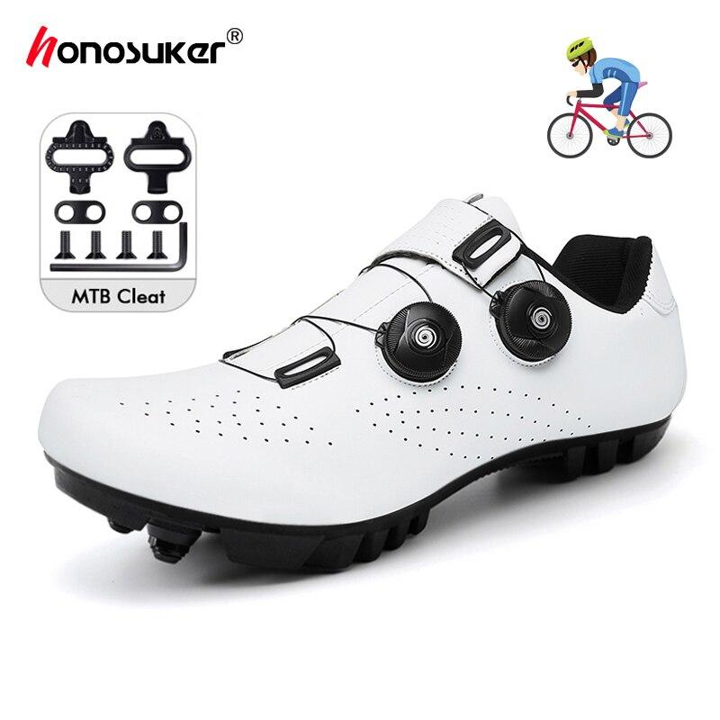 Cheap Mountain Cycling Shoes MTB Men Sports Road Bike Shoes Self